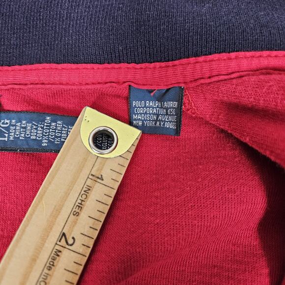 Polo Ralph Lauren Track Jacket Mens Large Red Team USA Vancouver 2010 Olympics - Picture 8 of 16